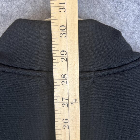 Mens XL Jacket Black Green Full Zip Mock Neck Casual Outdoor Pockets Windbreaker - Picture 7 of 9